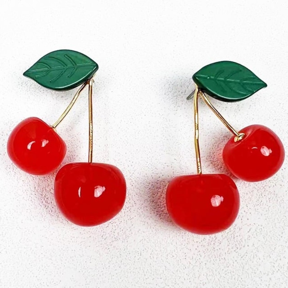 LELE sadoughi cherry 🍒 earrings